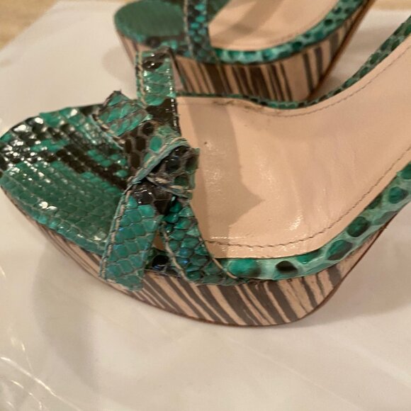 PRADA - SKIN PLATFORM SANDAL - Picture 5 of 7